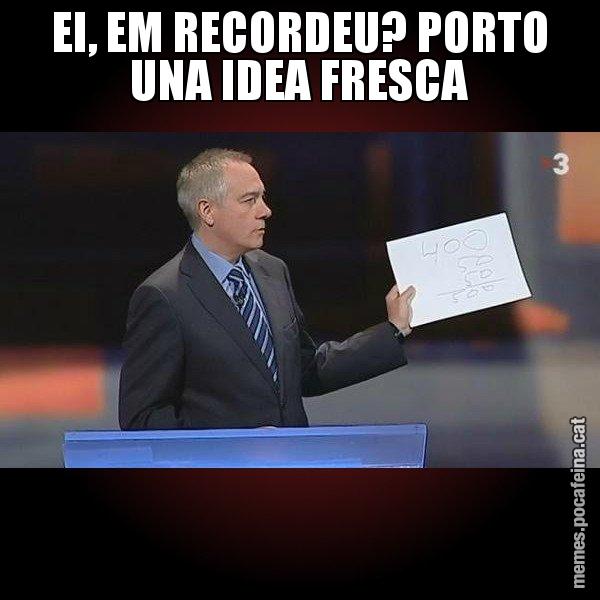 EI, EM RECORDEU? PORTO UNA IDEA FRESCA - Navarro Paper