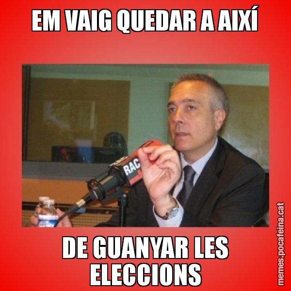 EM VAIG QUEDAR A AIXÍ DE GUANYAR LES ELECCIONS - Pere Navarro Titoleta