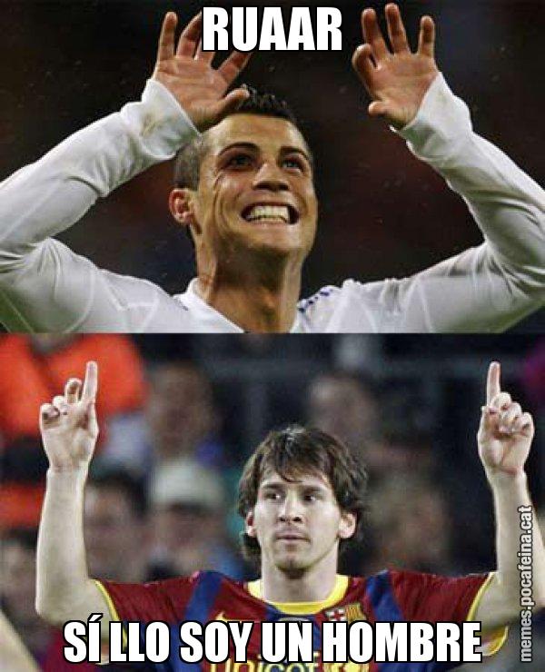 RUAAR SÍ LLO SOY UN HOMBRE - Messi VS Cristiano