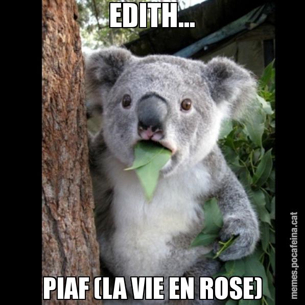 EDITH... PIAF (LA VIE EN ROSE) - Koala Cant Believe It