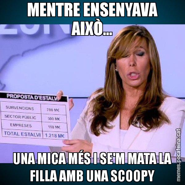 MENTRE ENSENYAVA AIXÒ... UNA MICA MÉS I SE'M MATA LA FILLA AMB UNA SCOOPY - Alícia Paper i Suma