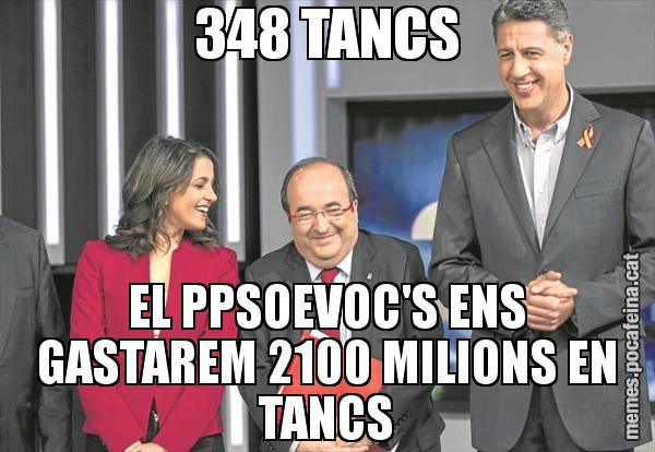 348 TANCS EL PPSOEVOC'S ENS GASTAREM 2100 MILIONS EN TANCS
