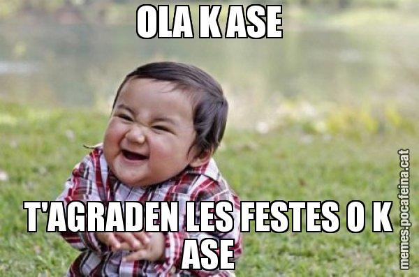 OLA K ASE T'AGRADEN LES FESTES O K ASE - El diabòlic nen asiàtic