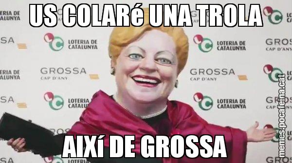 US COLARé UNA TROLA AIXí DE GROSSA - La Grossa de cap d'any