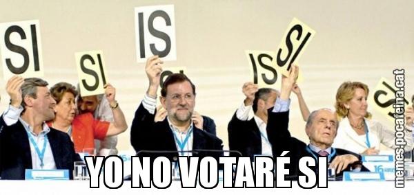 YO NO VOTARÉ SI