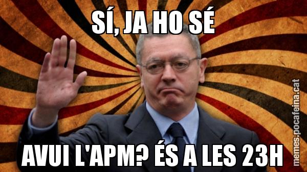 SÍ, JA HO SÉ AVUI L'APM? ÉS A LES 23H