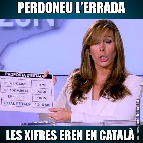 PERDONEU L'ERRADA LES XIFRES EREN EN CATALÀ - Alícia Paper i Suma