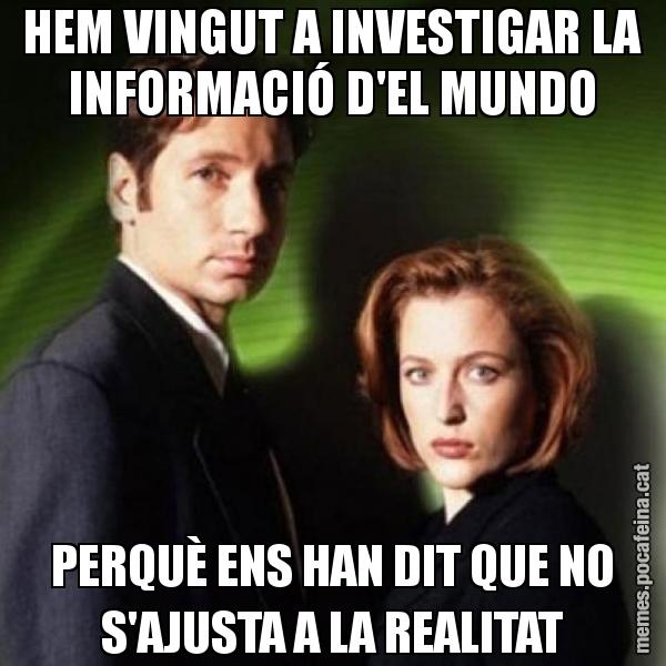 HEM VINGUT A INVESTIGAR LA INFORMACIÓ D'EL MUNDO PERQUÈ ENS HAN DIT QUE NO S'AJUSTA A LA REALITAT