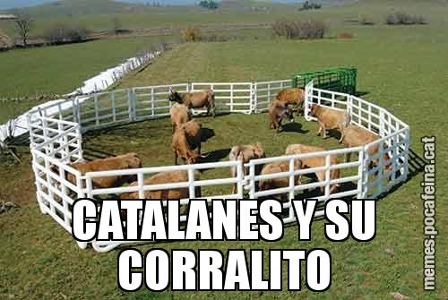 CATALANES Y SU CORRALITO