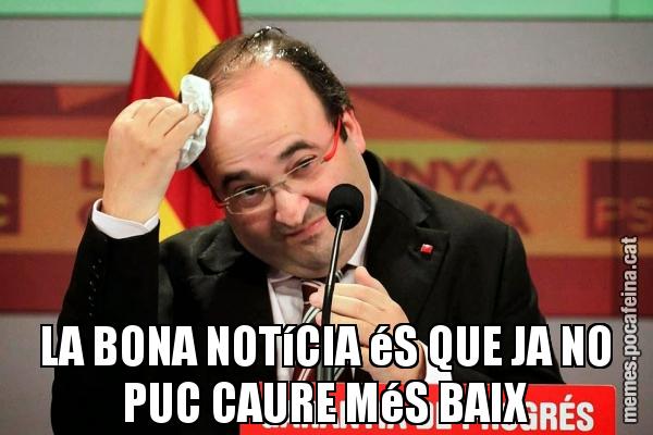 LA BONA NOTíCIA éS QUE JA NO PUC CAURE MéS BAIX