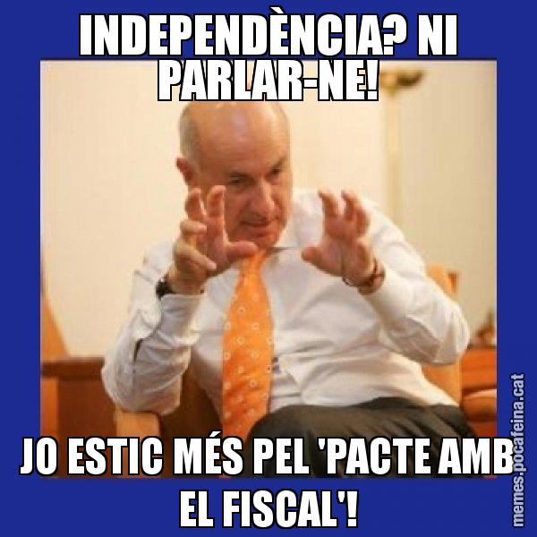 INDEPENDÈNCIA? NI PARLAR-NE! JO ESTIC MÉS PEL 'PACTE AMB EL FISCAL'! - Duran i Lleida