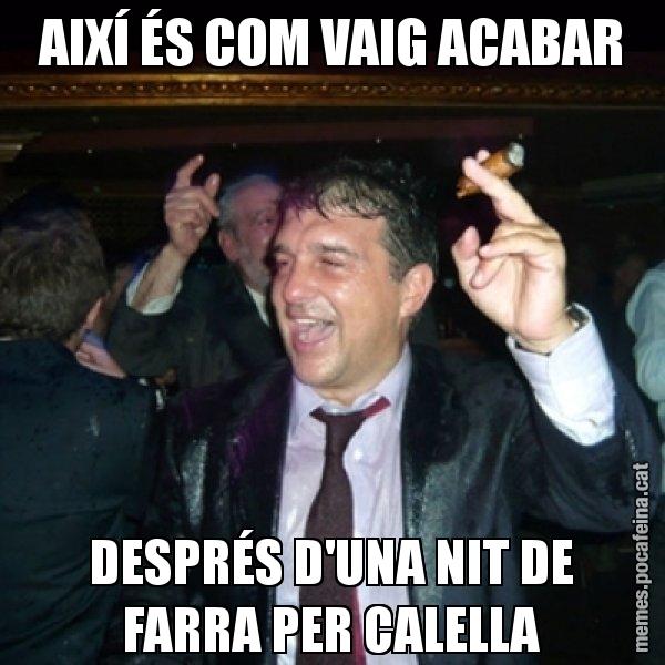 AIXÍ ÉS COM VAIG ACABAR DESPRÉS D'UNA NIT DE FARRA PER CALELLA - Laporta de Festa