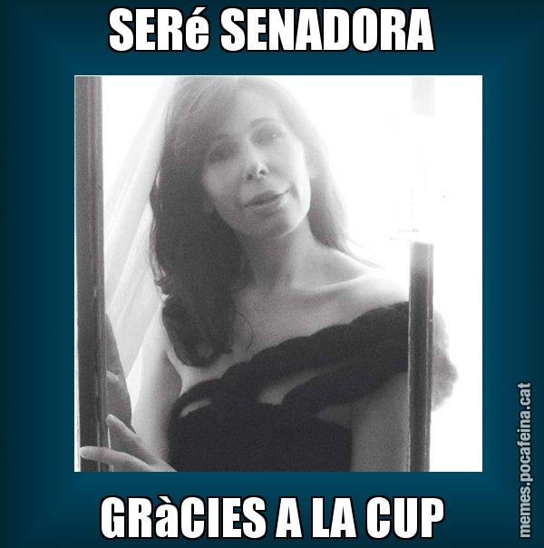 SERé SENADORA GRàCIES A LA CUP - Alícia Sánchez Mairena