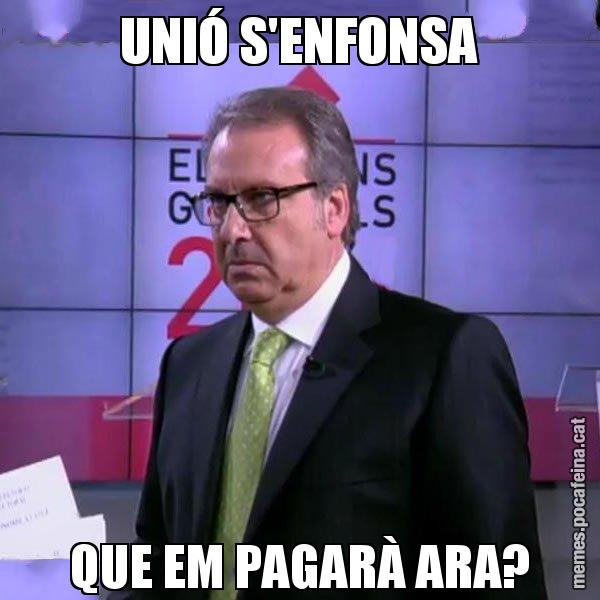 UNIÓ S'ENFONSA QUE EM PAGARÀ ARA? - Cuní emprenyat
