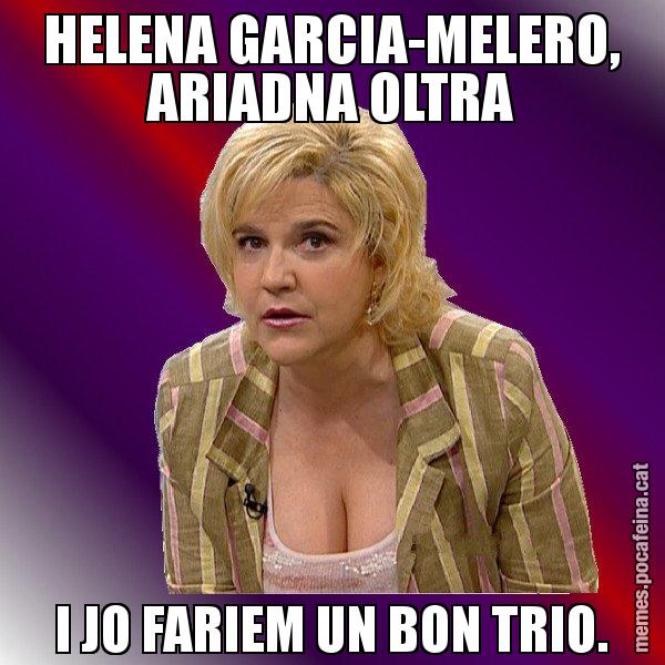HELENA GARCIA-MELERO, ARIADNA OLTRA I JO FARIEM UN BON TRIO. - Pilar Rahola