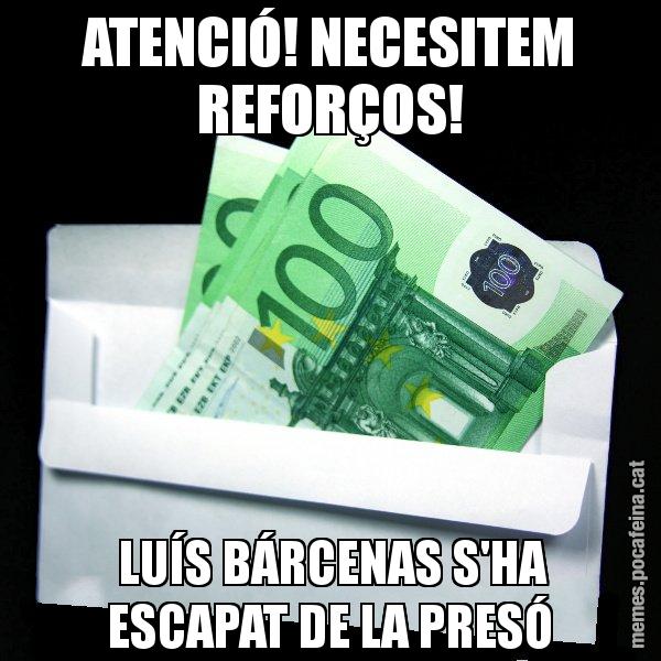 ATENCIÓ! NECESITEM REFORÇOS!  LUÍS BÁRCENAS S'HA ESCAPAT DE LA PRESÓ - Sobre