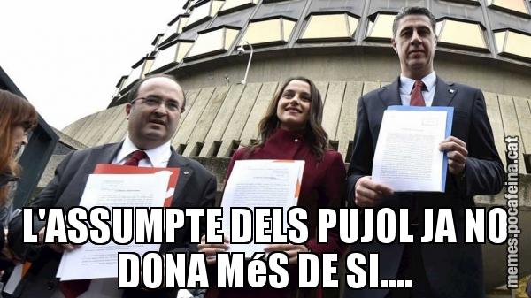 L'ASSUMPTE DELS PUJOL JA NO DONA MéS DE SI....