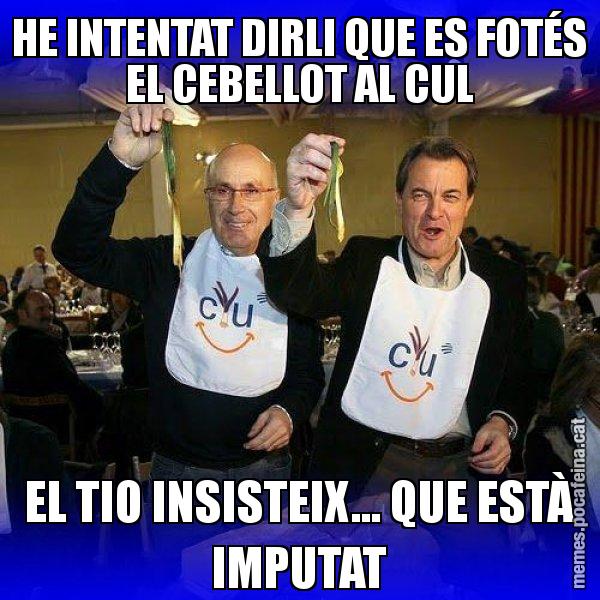 HE INTENTAT DIRLI QUE ES FOTÉS EL CEBELLOT AL CUL EL TIO INSISTEIX... QUE ESTÀ IMPUTAT - Calçotada CiU
