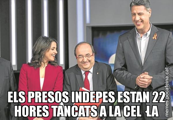 ELS PRESOS INDEPES ESTAN 22 HORES TANCATS A LA CEL·LA