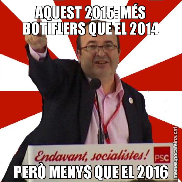 AQUEST 2015: MÉS BOTIFLERS QUE EL 2014 PERÒ MENYS QUE EL 2016 - Miquel Iceta