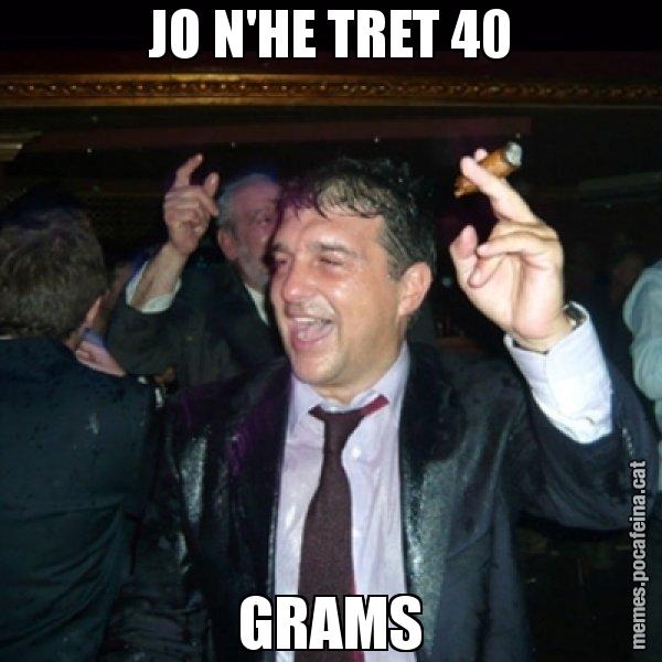 JO N'HE TRET 40 GRAMS - Laporta de Festa