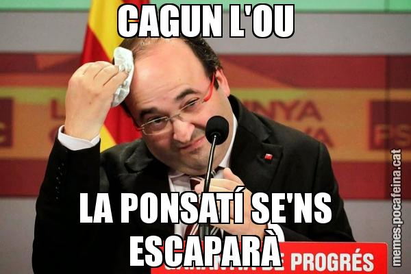 CAGUN L'OU LA PONSATÍ SE'NS ESCAPARÀ