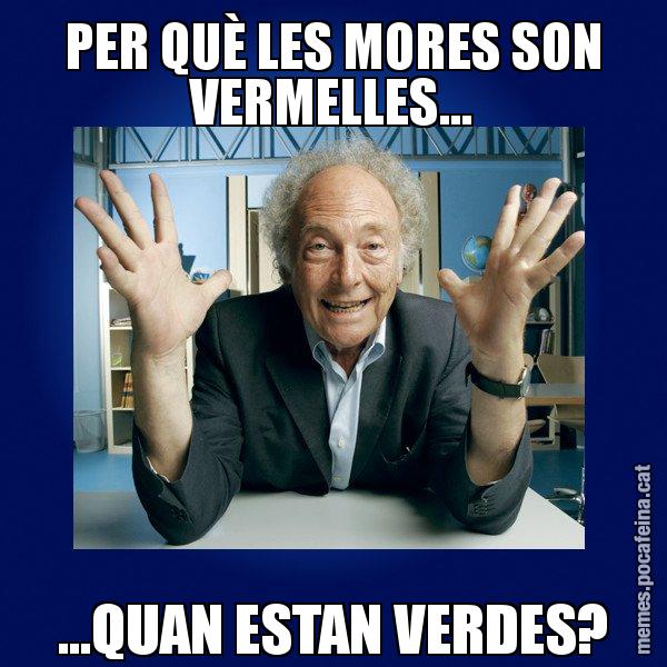 PER QUÈ LES MORES SON VERMELLES... ...QUAN ESTAN VERDES? - Eduard Punset