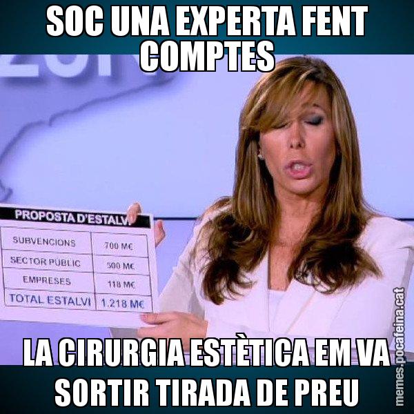 SOC UNA EXPERTA FENT COMPTES LA CIRURGIA ESTÈTICA EM VA SORTIR TIRADA DE PREU - Alícia Paper i Suma
