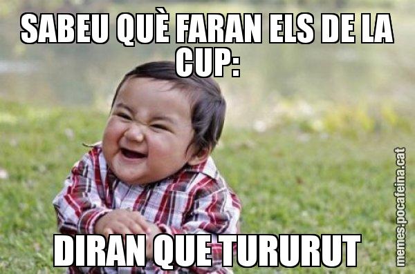 SABEU QUÈ FARAN ELS DE LA CUP: DIRAN QUE TURURUT - El diabòlic nen asiàtic