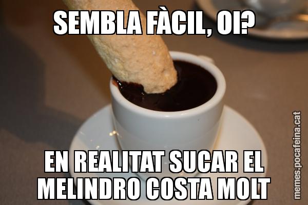 SEMBLA FÀCIL, OI? EN REALITAT SUCAR EL MELINDRO COSTA MOLT