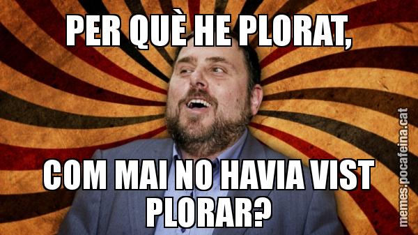 PER QUÈ HE PLORAT, COM MAI NO HAVIA VIST PLORAR?