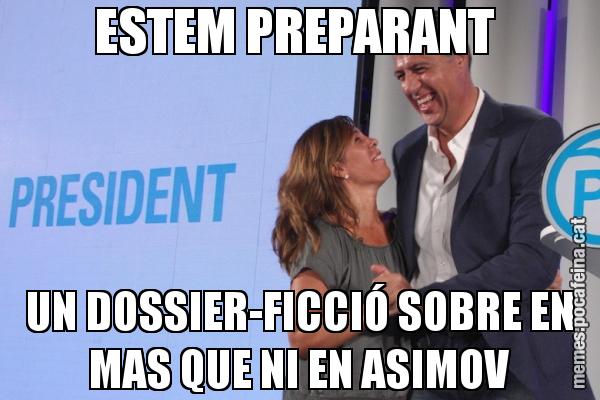 ESTEM PREPARANT  UN DOSSIER-FICCIÓ SOBRE EN MAS QUE NI EN ASIMOV