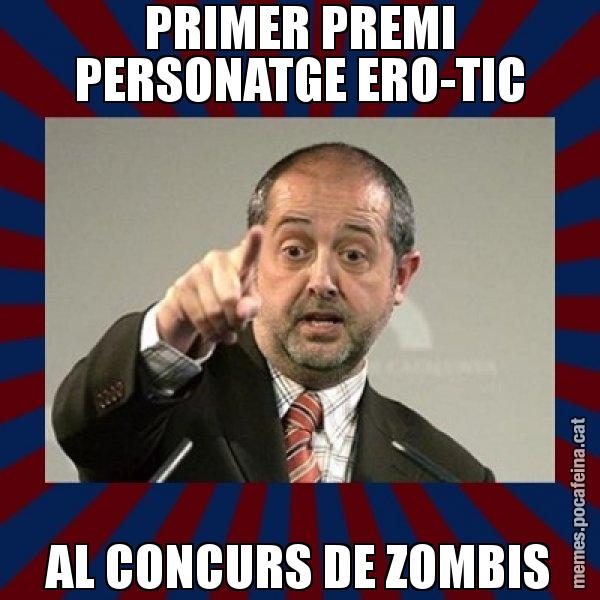 PRIMER PREMI PERSONATGE ERO-TIC AL CONCURS DE ZOMBIS - Felip Puig