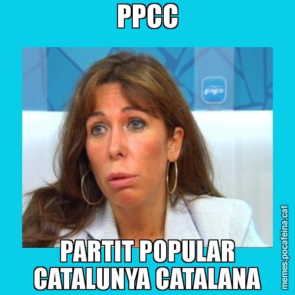 PPCC PARTIT POPULAR CATALUNYA CATALANA - Alícia Sánchez Camacho