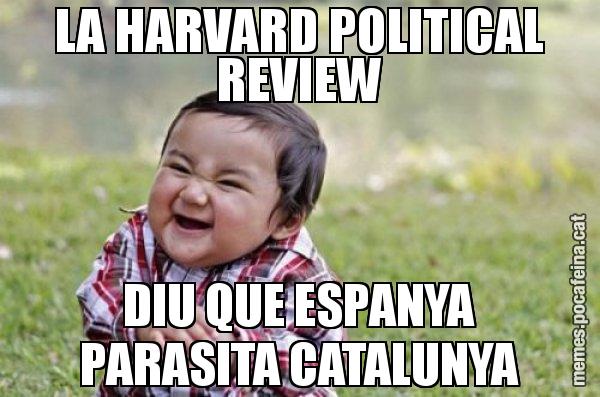 LA HARVARD POLITICAL REVIEW DIU QUE ESPANYA PARASITA CATALUNYA - El diabòlic nen asiàtic