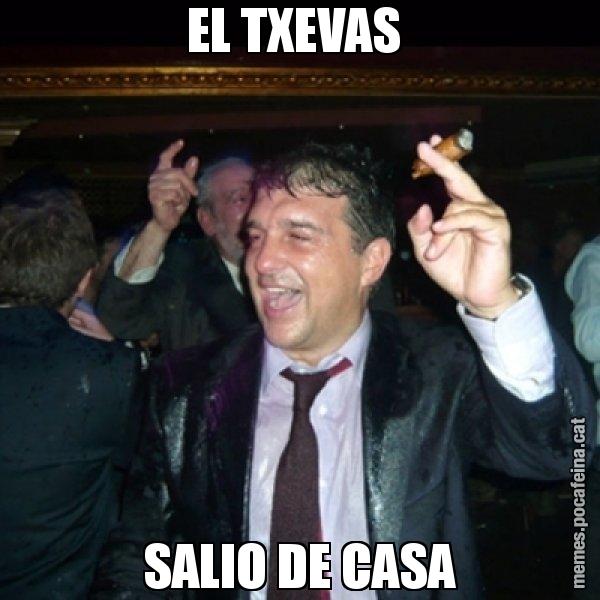 EL TXEVAS  SALIO DE CASA - Laporta de Festa