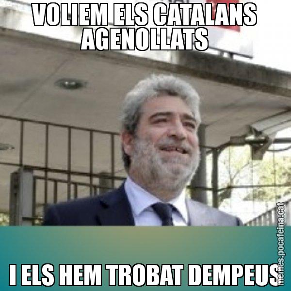 VOLIEM ELS CATALANS AGENOLLATS I ELS HEM TROBAT DEMPEUS - Miguel Ángel Rodríguez Bajón