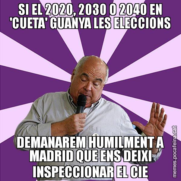 SI EL 2020, 2030 O 2040 EN 'CUETA' GUANYA LES ELECCIONS DEMANAREM HUMILMENT A MADRID QUE ENS DEIXI INSPECCIONAR EL CIE - Lluís Rabell - 27S