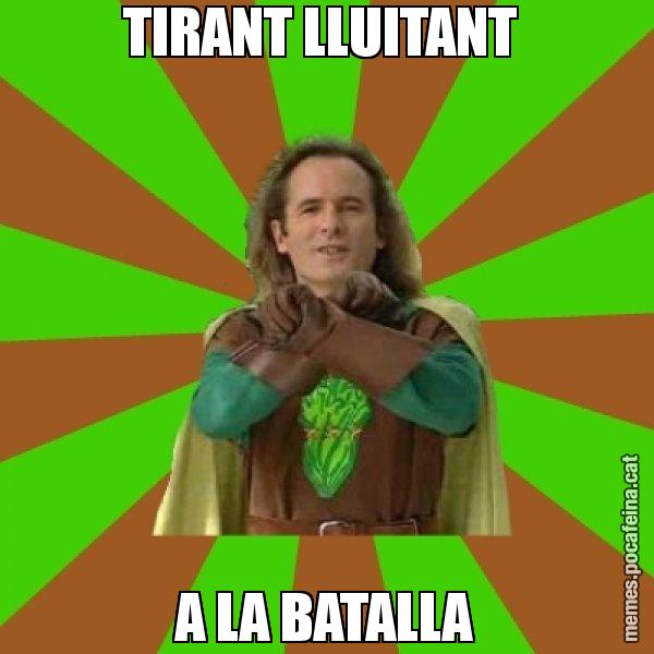 TIRANT LLUITANT  A LA BATALLA - Capità Enciam