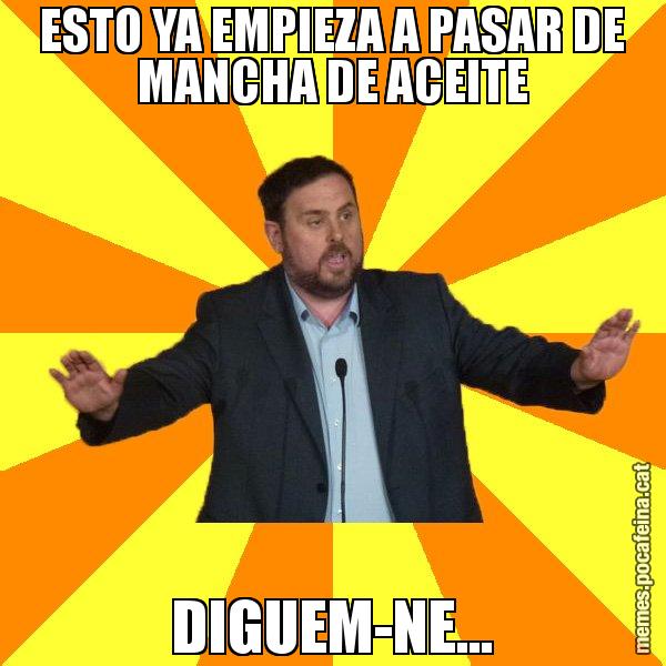 ESTO YA EMPIEZA A PASAR DE MANCHA DE ACEITE DIGUEM-NE... - Oriol Junqueras freeena!