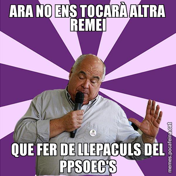 ARA NO ENS TOCARÀ ALTRA REMEI QUE FER DE LLEPACULS DEL PPSOEC'S - Lluís Rabell - 27S