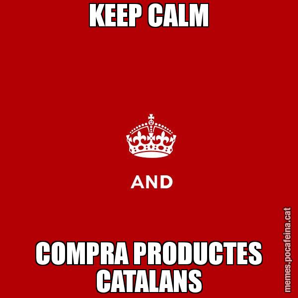 KEEP CALM COMPRA PRODUCTES CATALANS - Keep