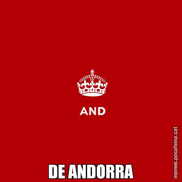 DE ANDORRA - Keep