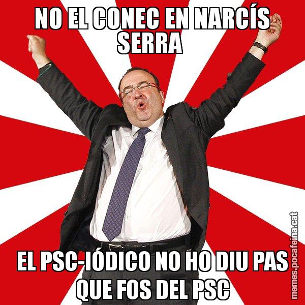 NO EL CONEC EN NARCÍS SERRA  EL PSC-IÓDICO NO HO DIU PAS QUE FOS DEL PSC - Miquel Iceta - 27S