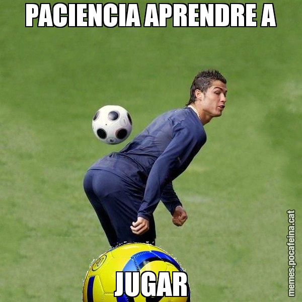 PACIENCIA APRENDRE A JUGAR - Cristiano Ronaldo