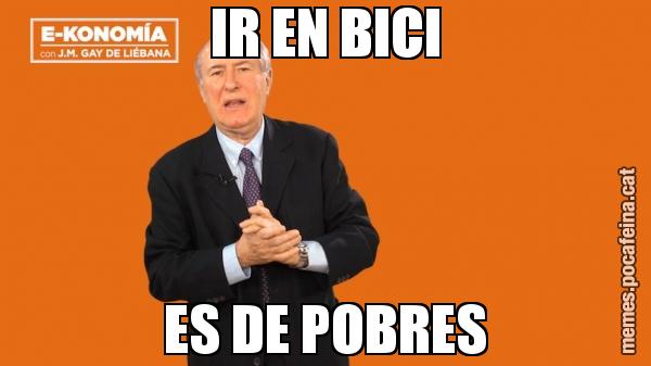 IR EN BICI ES DE POBRES
