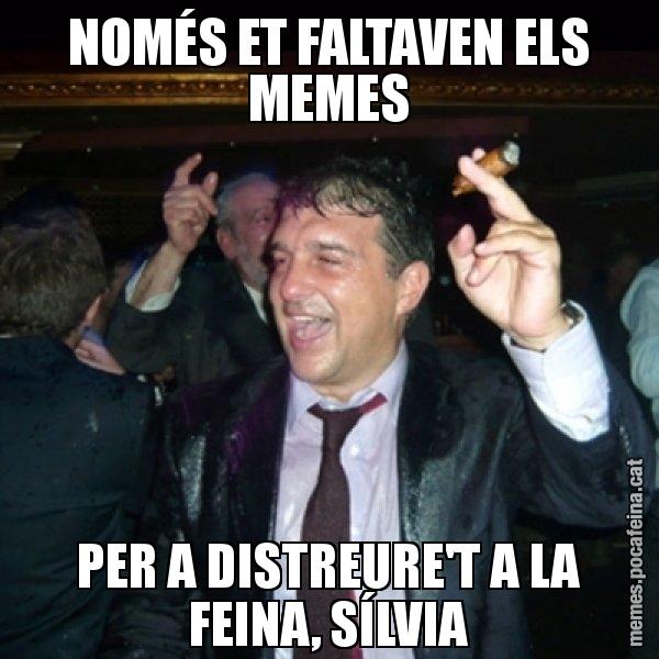NOMÉS ET FALTAVEN ELS MEMES PER A DISTREURE'T A LA FEINA, SÍLVIA - Laporta de Festa