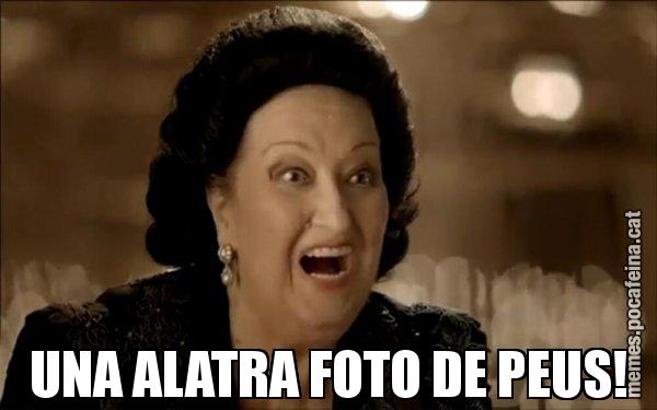 UNA ALATRA FOTO DE PEUS! - Montserrat Caballé