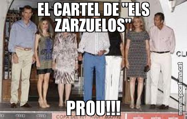 EL CARTEL DE "ELS ZARZUELOS" PROU!!!