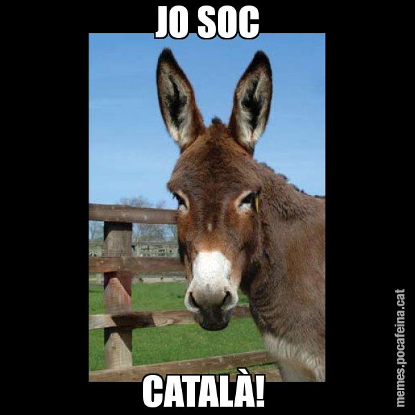 JO SOC CATALÀ! - El burro Català